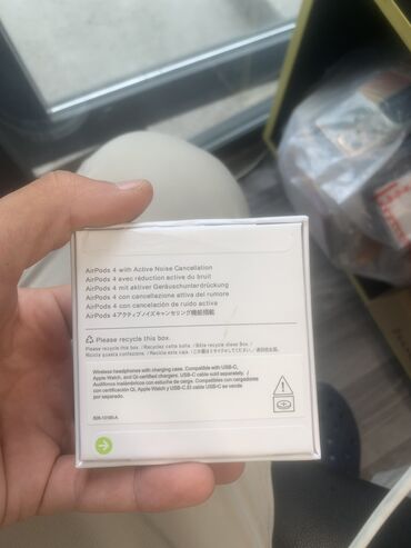 реставрация колонки: AirPods 4 Оригинал😍 Звук чёткий👌🏻 Использовал два три дня! Срочно!!!