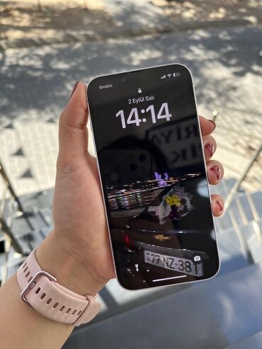 Redmi: IPhone 14, 128 GB, Gümüşü, Barmaq izi