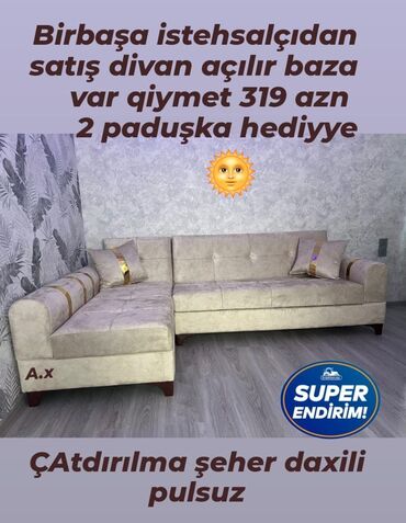 Mətbəx mebeli: Künc divan, Yeni, Açılan, Bazalı