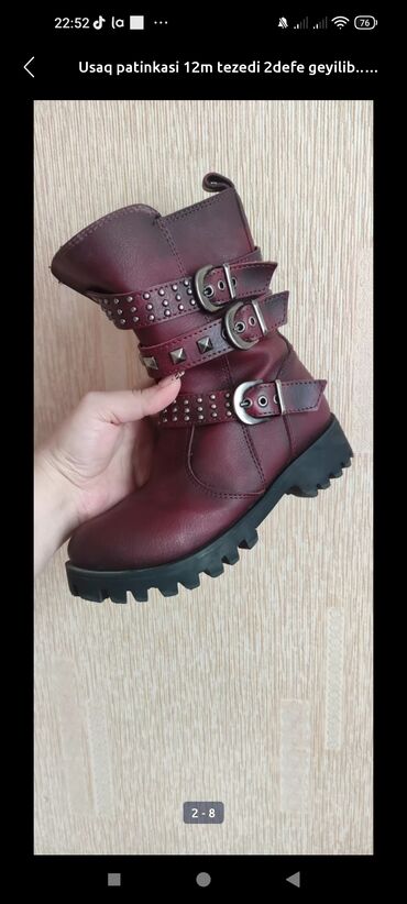 Uşaq ayaqqabıları: Qız üçün, 30 — 11