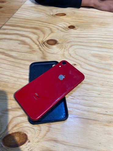 телефоны айфон xr: IPhone Xr, Б/у, 64 ГБ, Красный, Чехол, 100 %