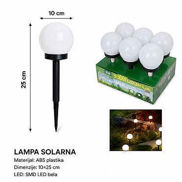 KMT Sferično LED solarno svetlo 2002990 Sferično LED solarno svetlo
