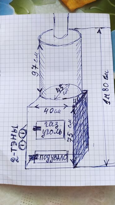 вертикальный радиатор отопления: Продам отопительный котёл 3 в 1 (газ,уголь, свет ).С болером. На 100