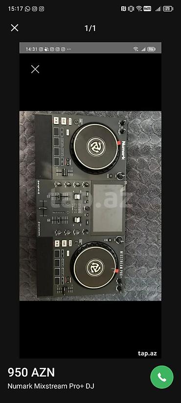 Numark Mixstream Pro+ DJ kontrol sistemi - İki kanallı, hər tərəfdə