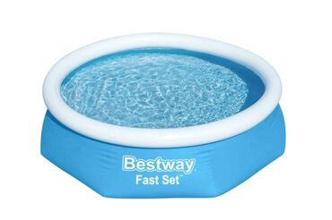 домашный бассейн: Бассейн надувной Bestway Fast Set Pools 244х61 см (57448 BW) Надувной
