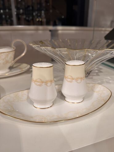 Nahar dəstləri və servizlər: Nahar dəsti, rəng - Sarı, Farfor, 12 nəfərlik, Yaponiya — 5