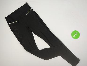 getry z zapiętkami: Legginsy Eleganckie damskie, rozmiar S — 2
