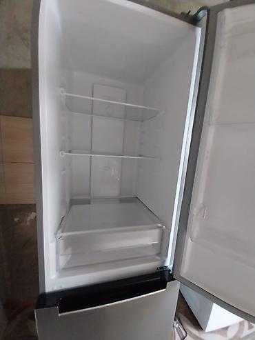 Soyuducular: Gümüş rəngli ikiqapılı soyuducu - Üst hissədə soyutma kamerası, alt — 2