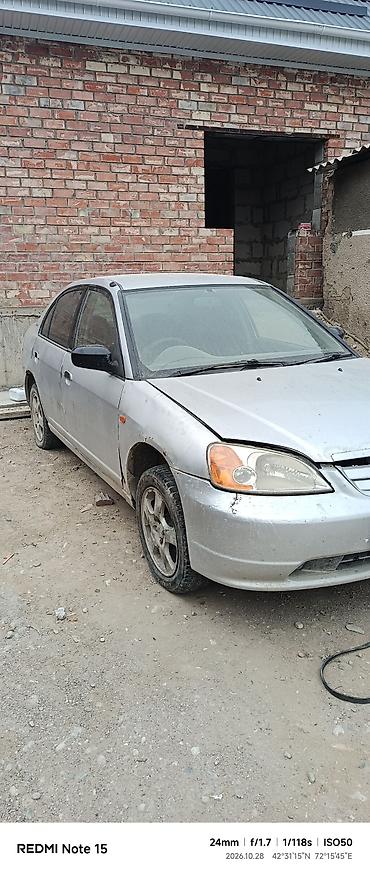 срв 4: Honda Civic: 2001 г., 1.5 л, Бензин, Седан — 1