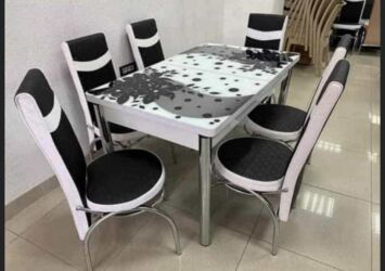 Setovi stolova i stolica: AKCIJAAA STO I 6 STOLICA 300EUR Roba iz uvoza. Atraktivni dezeni — 18