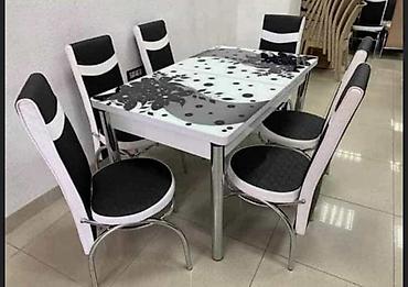 Setovi stolova i stolica: Dimenzije stola 130cm x 80cm sklopljen 170cm x 80cm razvučen. 300 — 2