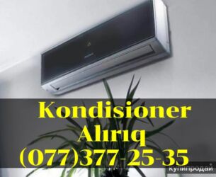 kondisyoner: Kondisioner alırıq Tipliləri: divar, tavan, şkaf dollap ücün