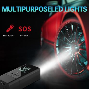 Avtomobil kompressorları və nasosları: Avtomobil üçün çoxfunksiyalı “Jump Starter + Hava Kompressoru” cihazı — 8