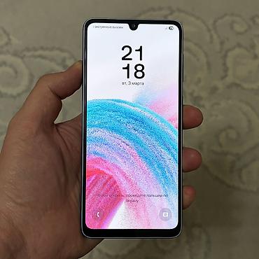 Samsung: Samsung Galaxy A53 5G, Б/у, 128 ГБ, цвет - Голубой, 2 SIM — 2