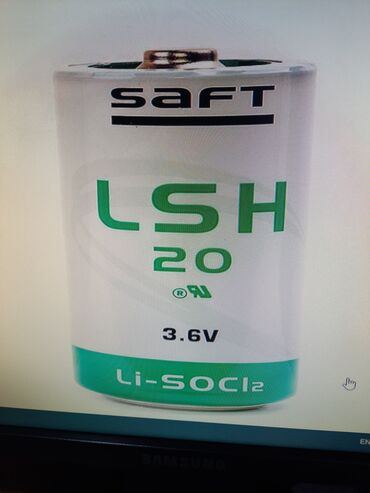 Техника и электроника: Батарейка литийевая.SAFT LSH 20 D 3.6B 13ма ч.размер D.Франция.для