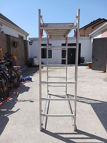 alətlər çantası: Alüminium iş skafası (mobil mini iskele) 6 dəst . 1dəsti 450 AZN - — 2
