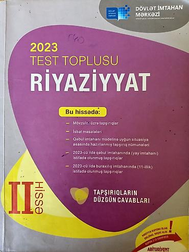 qara canta: Təhsil və imtahana hazırlıq vəsaitləri paketi 1) İngilis dili – — 9