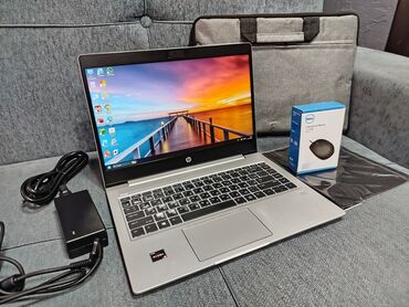 ноут 7: Ноутбук, HP, 16 ГБ ОЭТ, AMD Ryzen 5, 14 ", Колдонулган, Жумуш, окуу үчүн, эс тутум NVMe SSD