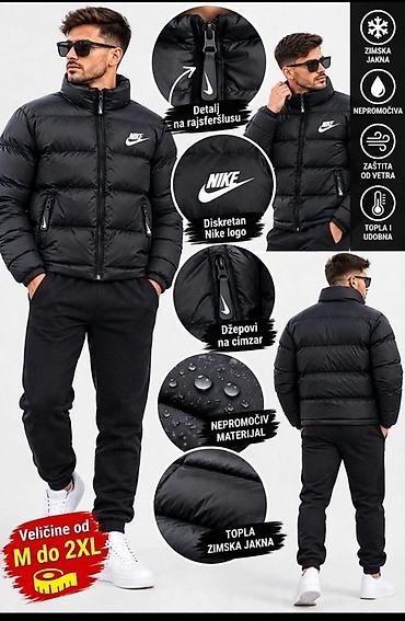 obuca bata snizenja: Muška sportska kombinacija – Nike - Zimska jakna: crna, punjena, sa — 2