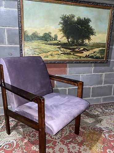 Кресла: Кресло в стиле mid-century - Каркас из массива дерева с тёплым — 3