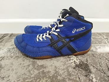 красовки asics: Борцовки ASICS J902Y (борцовки/рестлинг) - Цвет: синий с — 2