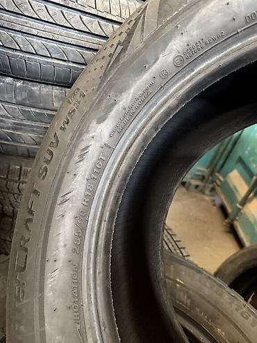 зимние: Шины 285 / 60 / R 18, Зимняя шипованная, Б/у, Комплект, Внедорожные (АТ/МТ), Корея, Kumho — 5