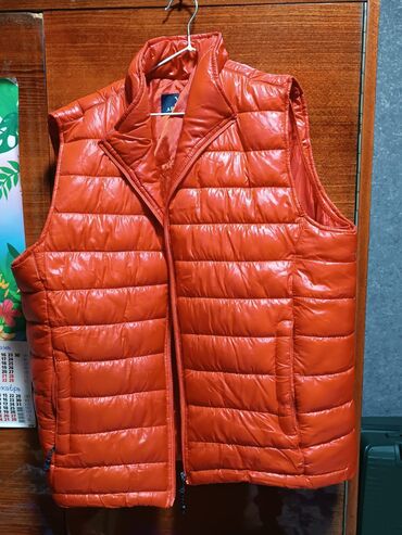 полузамок мужской: Мужская куртка, L, Б/у, цвет - Оранжевый, Самовывоз