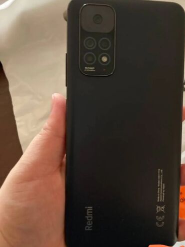 tecno spark 6: Redmi, Redmi Note 11, Б/у, 128 ГБ, цвет - Черный, 2 SIM