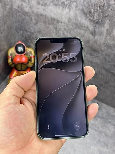 super nintendo: IPhone 13, Б/у, 256 ГБ, Зеленый, Защитное стекло, Чехол, 100 % — 5