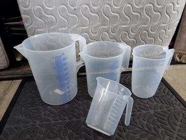 Digər qab-qacaq və mətbəx ləvazimatları: Ölçu qablari 500 ml 1 litr 2 litr 3 litr 5 litr ferqli olculerde var — 11