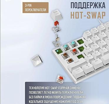 red square keyrox tkl: Игровая клавиатура Cyberlynx BD61 (С Русской раскладкой) Cyberlynx — 7