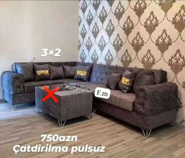 Yataq otağı dəstləri: Künc divan, Yeni, Açılan, Bazalı, Parça, Şəhərdaxili pulsuz çatdırılma