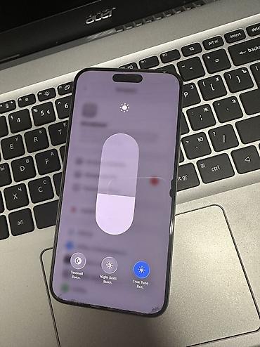 блок айфон: IPhone 15 Pro Max, Б/у, 256 ГБ, Natural Titanium, Зарядное устройство, Коробка, 85 % — 4