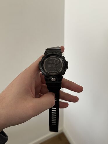 Спортивные часы: Спортивные часы часы, Casio (G-Shock), Таймер и секундомер, Шагомер, Водонепроницаемые, Оригинал, Синхронизация с другими устройствами, Мужские, Б/у