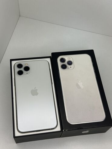 зарядки для айфона: IPhone 11 Pro, Б/у, 256 ГБ, Matte Silver, Коробка, 73 %