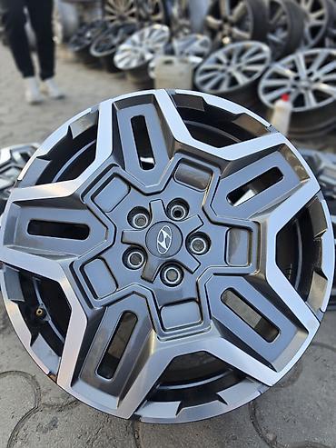 hyundai santa fe диски: Комплект из 4 оригинальных литых дисков Hyundai. Характеристики: - — 2