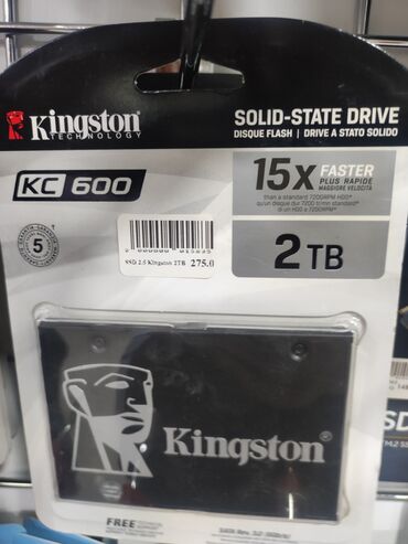 SSD diskləri: Daxili SSD disk Hikvision, 1 TB, 2.5", Yeni