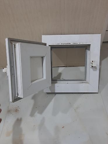 Pəncərələr: Fortuçka Hamam üçün Plastik (PVC) kiçik pəncərə çərçivəsi - Yan — 2