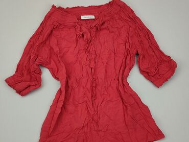 czerwona eleganckie bluzki: Bluzka Damska, C&A, M, stan - Dobry
