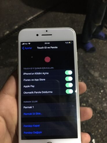 izqara aparati qiymeti: IPhone 8, 64 GB, Ağ, Barmaq izi