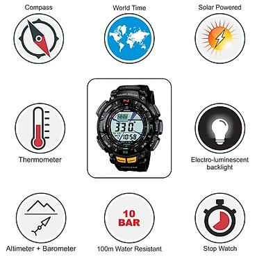 ремешок для часы: Часы Casio Pro Trek PRG-240-1E часы б/у но использовались очень — 2
