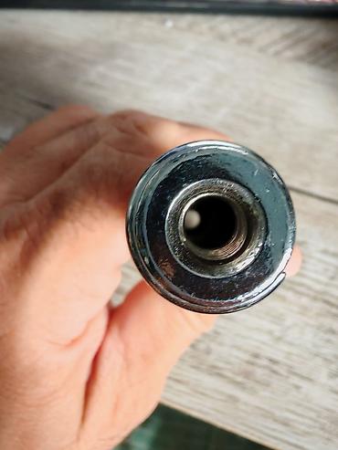 bench marka: Masivna opruga za CB antenu 121mm - dvostruki unutrašnji navoj sa obe — 1