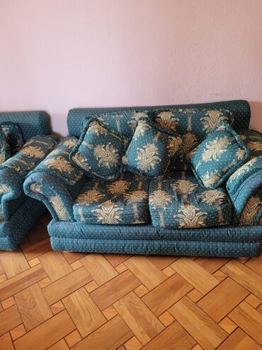 ruminiya mebelleri: Б/у, Угловой диван, Без подьемного механизма, Нераскладной