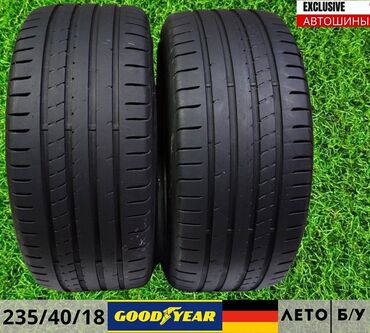 Шины: Шины 235 / 40 / R 18, Лето, Б/у, Пара, Легковые, Германия, GoodYear