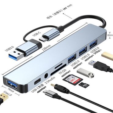 hp rtl8821ce характеристики: Продам многофункциональный USB-C Hub Универсальный адаптер для