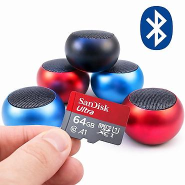 bluetooth колонка: Mini Bluetooth portativ dinamik microSD kart dəstəkləyir. - — 1
