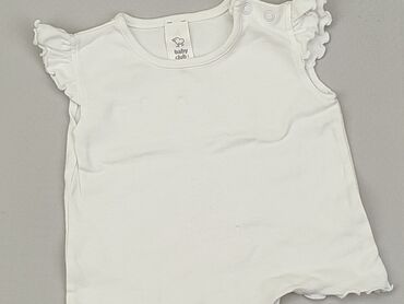 biała koszulka polo: Koszulka, C&A, 3-6 m, stan - Dobry
