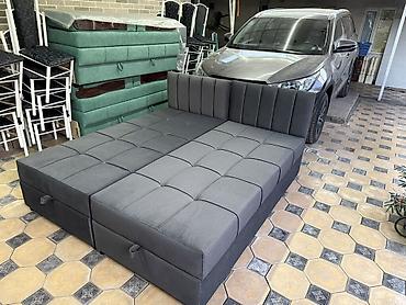 Односпальные кровати: Односпальная тахта с подъёмным коробом - Компактная тахта с вшитым — 11