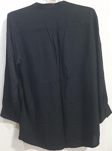 parca: Qara qadın bluzu – DESIGNER/S, ölçü 44 - Rəng: qaram - Stil: sadə və — 2