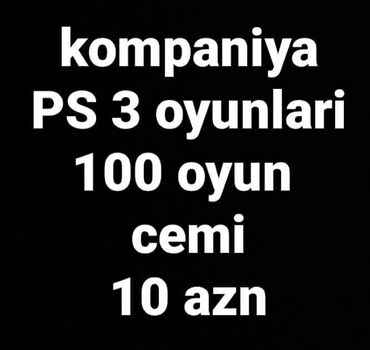 100 oyun 10 man. V.7 en son oyunlar. Ps3 oyunlarin yazilmasi 100 oyun